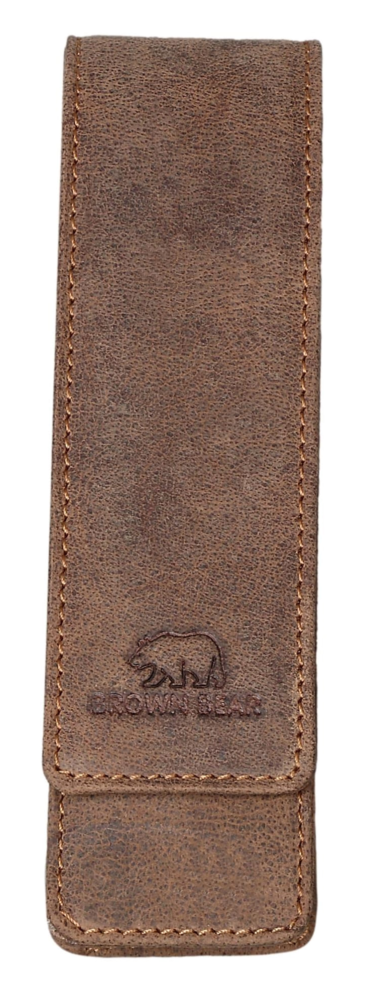 Brown Bear Golf 80 - Fülleretui für zwei Stifte Braun Vintage